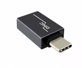 Adattatore, spina USB C a presa USB A alluminio, grigio spazio